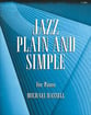 Jazz Plain and Simple piano sheet music cover